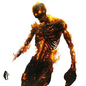 Flaming Skeletal Beings Vinyl Car Decal Sticker – Waterproof & UV-Resistant 8" Flaming Skeletal Beings Vinyl Car Decal Sticker – Waterproof & UV-Resistant 8"
