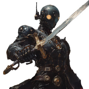 Steampunk Clockwork Hunter Vinyl Car Decal Sticker – Waterproof & UV-Resistant 8"