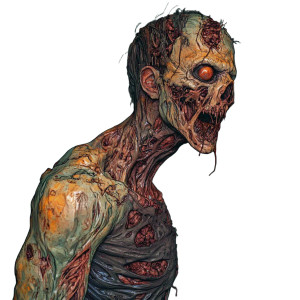Ethereal Zombie Art Vinyl Car Decal Sticker – Waterproof & UV-Resistant 8" Ethereal Zombie Art Vinyl Car Decal Sticker – Waterproof & UV-Resistant 8"