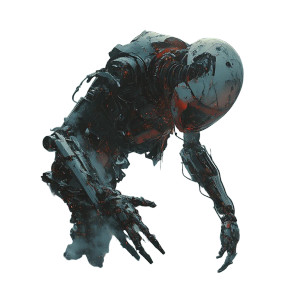 Abandoned Robot Rage Vinyl Car Decal Sticker – Waterproof & UV-Resistant 8" Abandoned Robot Rage Vinyl Car Decal Sticker – Waterproof & UV-Resistant 8"