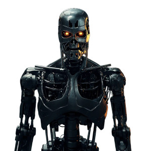 Terminator T-800 V2 Vinyl Car Decal Sticker – Waterproof & UV-Resistant 8"