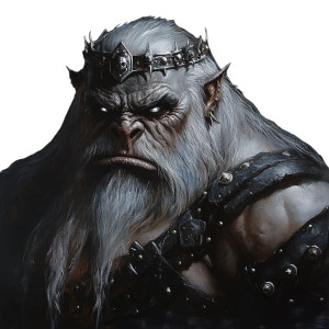 Dnd Ogre King Vinyl Car Decal Sticker – Waterproof & UV-Resistant 8"
