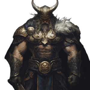 Odin In Armor Vinyl Car Decal Sticker – Waterproof & UV-Resistant 8"