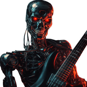 Terminator Robot V2 Vinyl Car Decal Sticker – Waterproof & UV-Resistant 8"