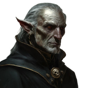 Dark Elf Face Vinyl Car Decal Sticker – Waterproof & UV-Resistant 8"