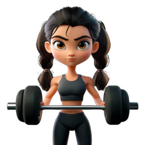 Pixar Weightlifter Vinyl Car Decal Sticker – Waterproof & UV-Resistant 8" Pixar Weightlifter Vinyl Car Decal Sticker – Waterproof & UV-Resistant 8"