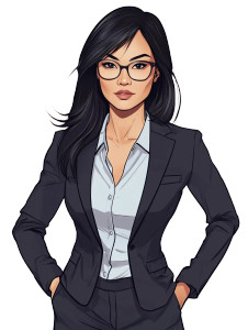 Confident Businesswoman Illustration Vinyl Car Decal Sticker – Waterproof & UV-Resistant 8" Confident Businesswoman Illustration Vinyl Car Decal Sticker – Waterproof & UV-Resistant 8"