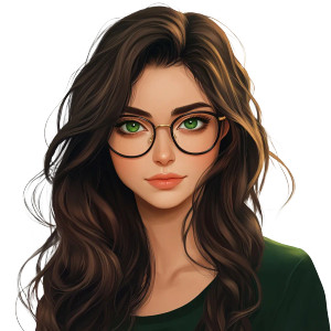 Brunette With Glasses Vinyl Car Decal Sticker – Waterproof & UV-Resistant 8" Brunette With Glasses Vinyl Car Decal Sticker – Waterproof & UV-Resistant 8"