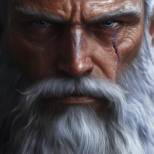 Baldr'S Face V2 Vinyl Car Decal Sticker – Waterproof & UV-Resistant 8"