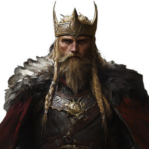 Fantasy Viking King Vinyl Car Decal Sticker – Waterproof & UV-Resistant 8" Fantasy Viking King Vinyl Car Decal Sticker – Waterproof & UV-Resistant 8"