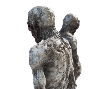 Undead Giants' Heads Vinyl Car Decal Sticker – Waterproof & UV-Resistant 8"