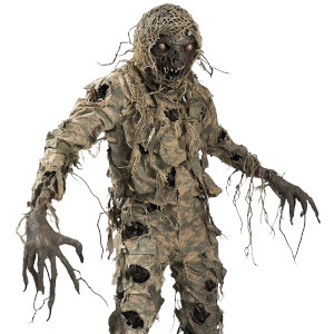 Zombie Tentacle Soldier Vinyl Car Decal Sticker – Waterproof & UV-Resistant 8"