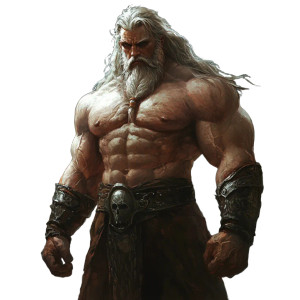 Ancient God Of Strength Vinyl Car Decal Sticker – Waterproof & UV-Resistant 8"