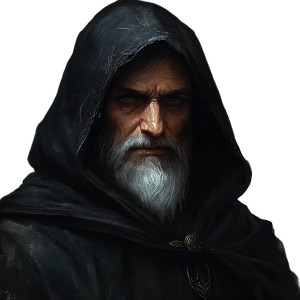 Middle Aged Wizard Vinyl Car Decal Sticker – Waterproof & UV-Resistant 8"