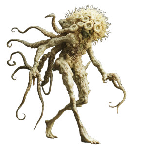 Horrifying Chimera Vinyl Car Decal Sticker – Waterproof & UV-Resistant 8"