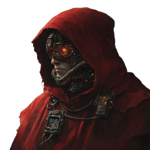 Tech Priest Portrait V2 Vinyl Car Decal Sticker – Waterproof & UV-Resistant 8"