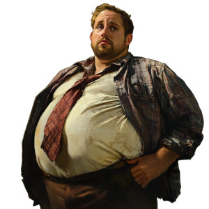 Obese Ryan Gosling Vinyl Car Decal Sticker – Waterproof & UV-Resistant 8"