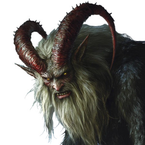 Krampus V3 Vinyl Car Decal Sticker – Waterproof & UV-Resistant 8"