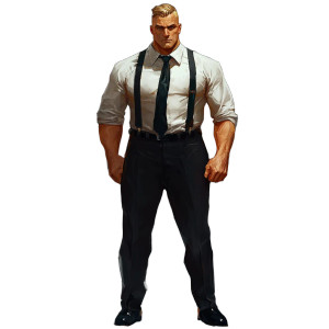 80S Cyberpunk Boss Vinyl Car Decal Sticker – Waterproof & UV-Resistant 8"