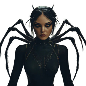 Spider Morph Woman Vinyl Car Decal Sticker – Waterproof & UV-Resistant 8"