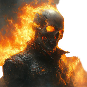 Ghost Rider V2 Vinyl Car Decal Sticker – Waterproof & UV-Resistant 8"