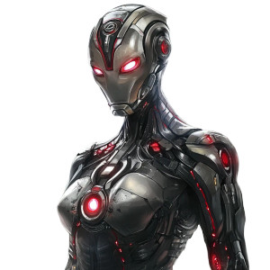 Female Ultron Vinyl Car Decal Sticker – Waterproof & UV-Resistant 8"