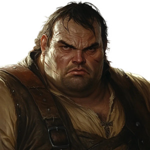 Burly Medieval Man Vinyl Car Decal Sticker – Waterproof & UV-Resistant 8"