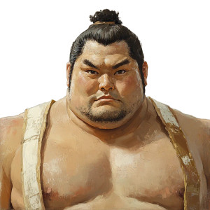 Sumo Wrestler Portrait Vinyl Car Decal Sticker – Waterproof & UV-Resistant 8" Sumo Wrestler Portrait Vinyl Car Decal Sticker – Waterproof & UV-Resistant 8"