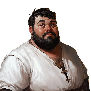 Medieval Tavern Man Vinyl Car Decal Sticker – Waterproof & UV-Resistant 8"