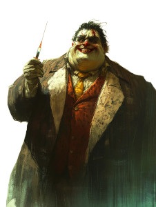 Crazy Syringe Man Vinyl Car Decal Sticker – Waterproof & UV-Resistant 8"