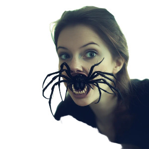 Spider-Legged Glamour Vinyl Car Decal Sticker – Waterproof & UV-Resistant 8"