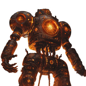 Hephaestus'S Bronze Automaton Vinyl Car Decal Sticker – Waterproof & UV-Resistant 8"