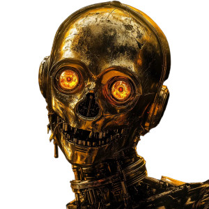 Evil C-3Po Vinyl Car Decal Sticker – Waterproof & UV-Resistant 8"