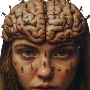 Unhinged Mind V2 Vinyl Car Decal Sticker – Waterproof & UV-Resistant 8"