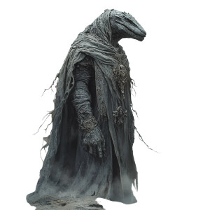 Colossal Lizard-Man Vinyl Car Decal Sticker – Waterproof & UV-Resistant 8"