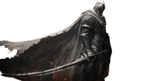 Lone Wandering Knight Vinyl Car Decal Sticker – Waterproof & UV-Resistant 8"