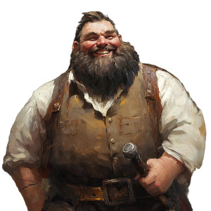 Giant With Warhammer Vinyl Car Decal Sticker – Waterproof & UV-Resistant 8"