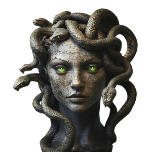 Renaissance Medusa Sculpture Vinyl Car Decal Sticker – Waterproof & UV-Resistant 8" Renaissance Medusa Sculpture Vinyl Car Decal Sticker – Waterproof & UV-Resistant 8"