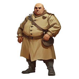 Cocky Fantasy Warden Vinyl Car Decal Sticker – Waterproof & UV-Resistant 8"