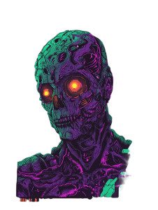 Vaporwave Golem Vinyl Car Decal Sticker – Waterproof & UV-Resistant 8" Vaporwave Golem Vinyl Car Decal Sticker – Waterproof & UV-Resistant 8"