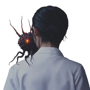 Devilish Cancer Whisper Vinyl Car Decal Sticker – Waterproof & UV-Resistant 8"