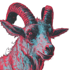 Satanic Donkey Vinyl Car Decal Sticker – Waterproof & UV-Resistant 8"