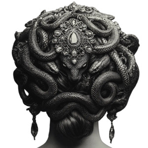 Medusa Realistic Vinyl Car Decal Sticker – Waterproof & UV-Resistant 8"