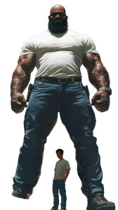 Commanding Giant Vinyl Car Decal Sticker – Waterproof & UV-Resistant 8"