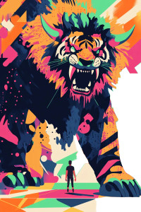 Monster Pop Art Vinyl Car Decal Sticker – Waterproof & UV-Resistant 8"