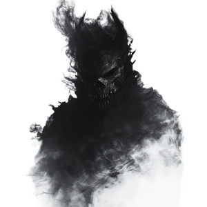 Shadow Wolf Demon Vinyl Car Decal Sticker – Waterproof & UV-Resistant 8"