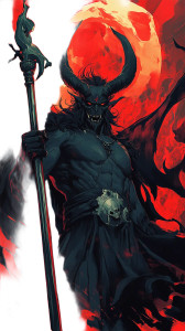 Menacing Demon V3 Vinyl Car Decal Sticker – Waterproof & UV-Resistant 8"