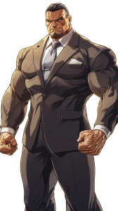 Villainous Bodybuilder Ceo Vinyl Car Decal Sticker – Waterproof & UV-Resistant 8"