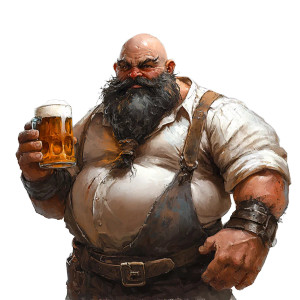 Barkeep Gragas Obelix Vinyl Car Decal Sticker – Waterproof & UV-Resistant 8"