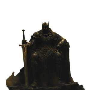 Dark Souls King V2 Vinyl Car Decal Sticker – Waterproof & UV-Resistant 8"